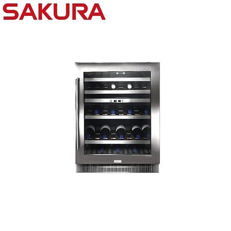 (福利品) SAKURA 櫻花 134L雙溫獨立式紅酒櫃 JG45B - 含基本安裝