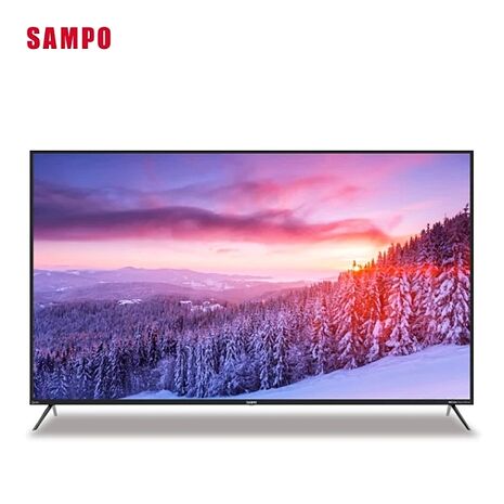 贈 7-11商品卡1500元 SAMPO 聲寶 75吋 4K聯網UHD Smart LED智慧顯示器 QM-75SF620 - 含基本安裝+舊機回收