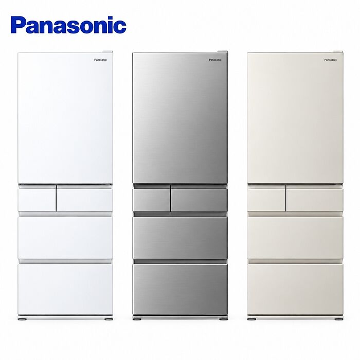 Panasonic 國際牌 日製五門502L變頻鋼板冰箱 NR-E509XT 含標準安裝與回收舊機【原廠登錄送】